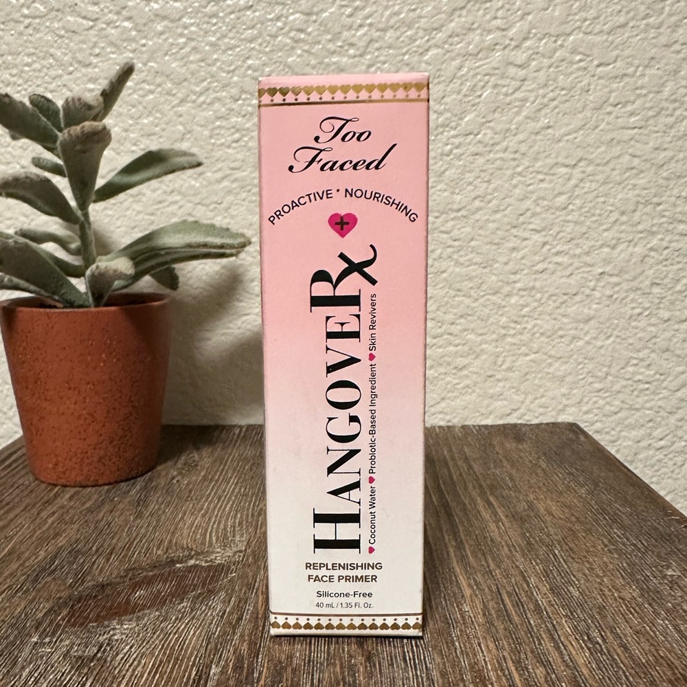 New Too Faced Hangover RX face primer 1.35 OZ
